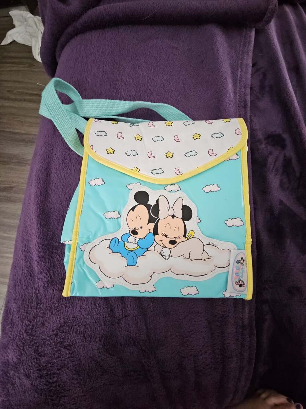 Vintage Disney Babies Mickey And Minnie Mouse Diaper Bag